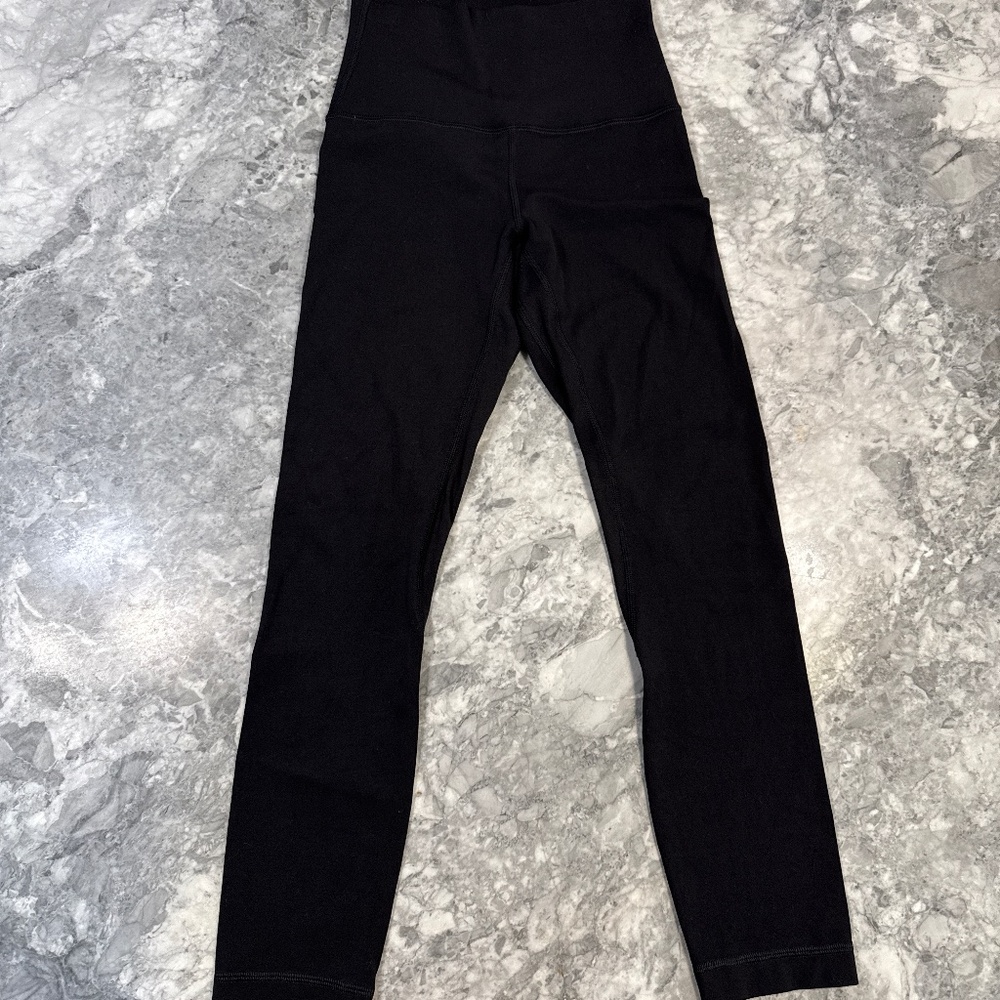Lululemon Gently Used Black Laeggings Size 0